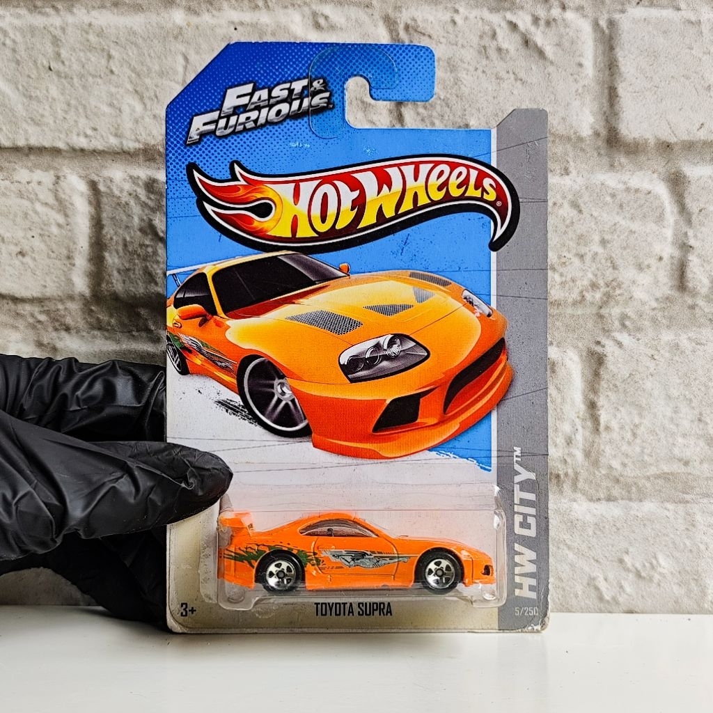 Hotwheels Toyota Supra Oren Fast and Furious