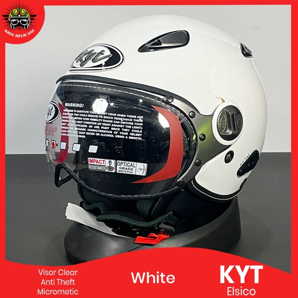 KYT Elsico original helm retro pilot