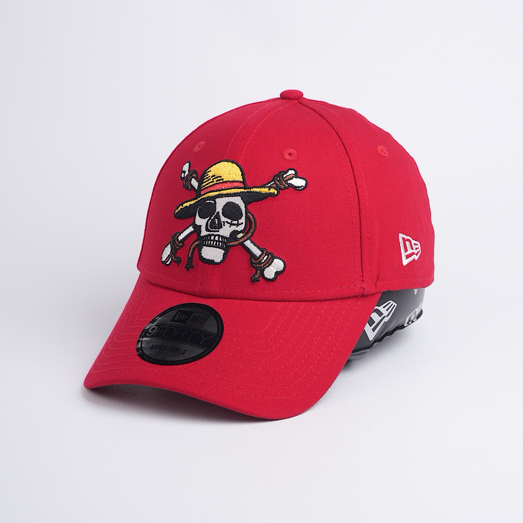topi new era original x one piece luffy edition