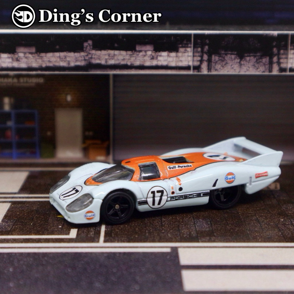 Hot Wheels Premium Porsche 917 LH Gulf Team Transport New Loose