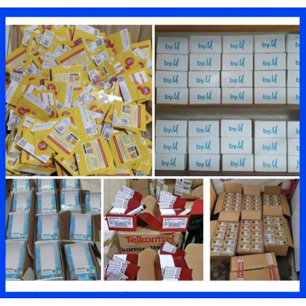 KARTU PERDANA NASIONAL SMARTFREN INDOSAT XL TRI REGULER