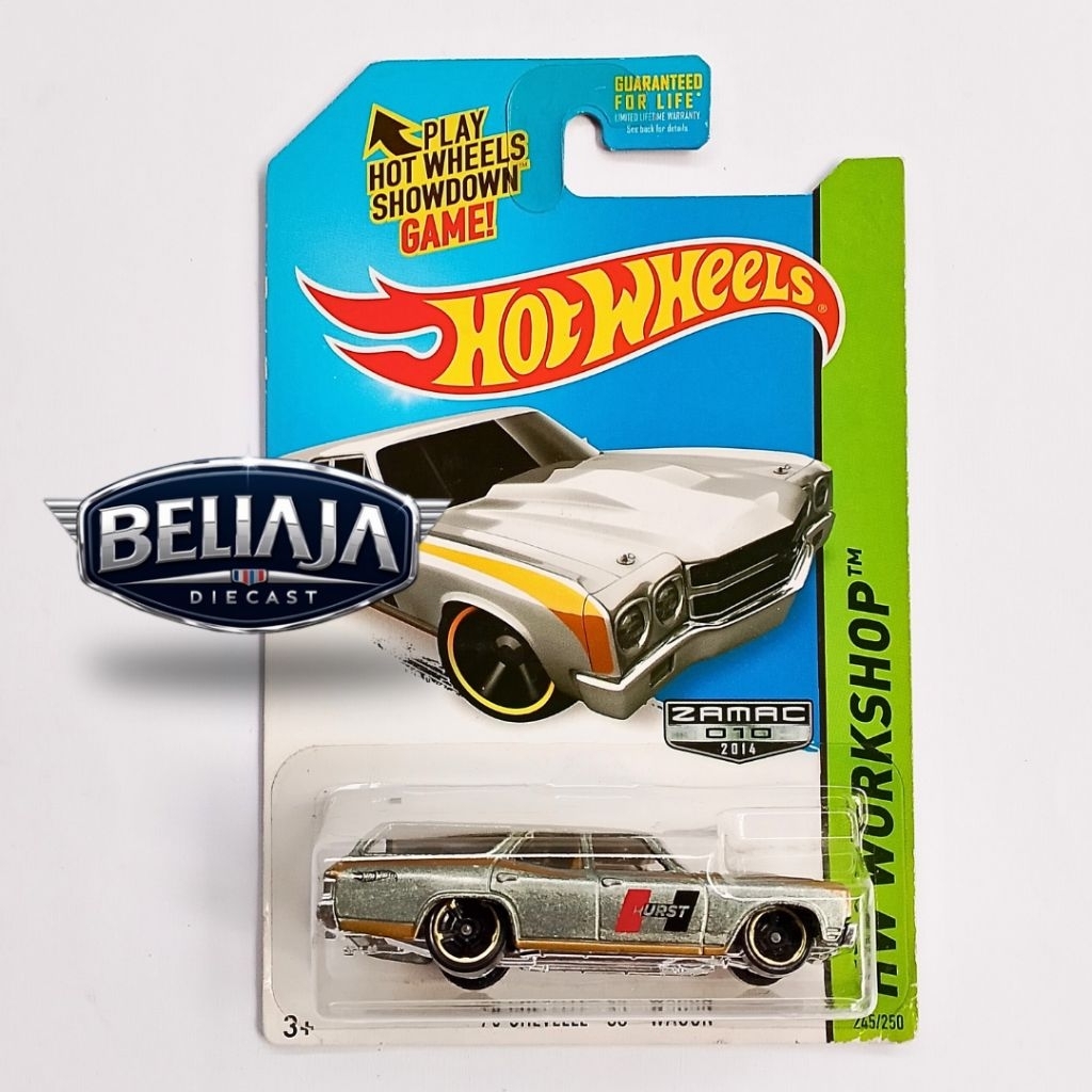 HOT WHEELS 70 CHEVELLE SS WAGON HURST ZAMAC