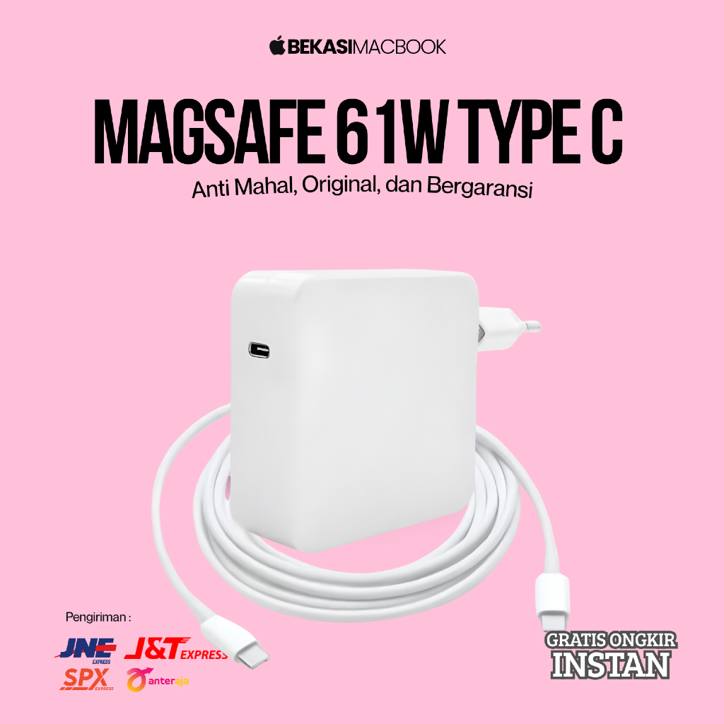 Magsafe adaptor  Charger 30 watt 61 watt untuk macbook
