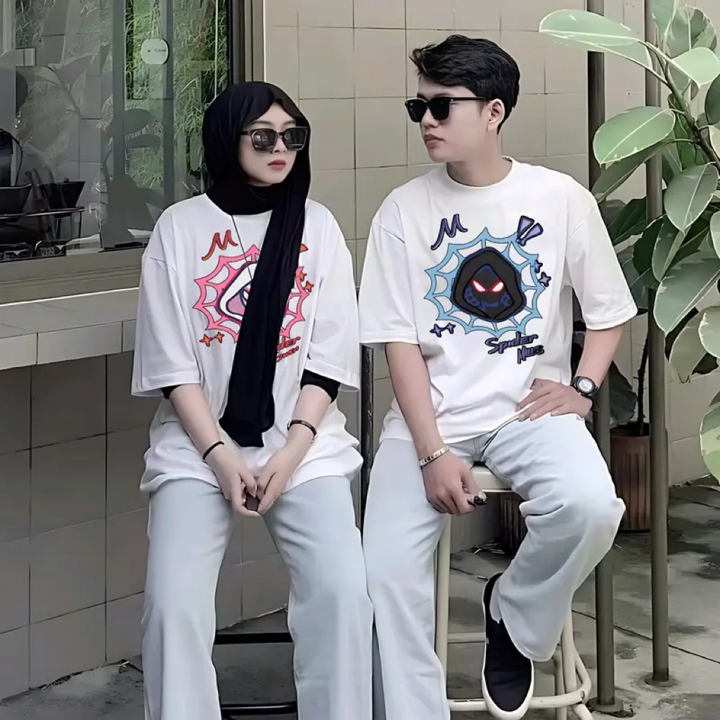 Kaos Couple Spider Gwen & Miles Z3 | Couple | Couple Spiderman | Tshirt Couple | kaos couple pasanga