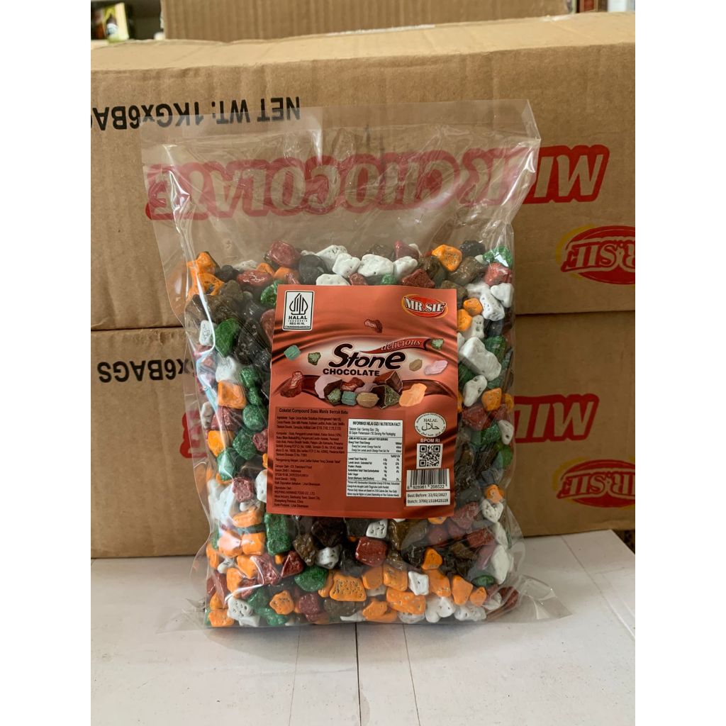 Coklat Batu Krikil [1KG] | coklat batu krikil premium