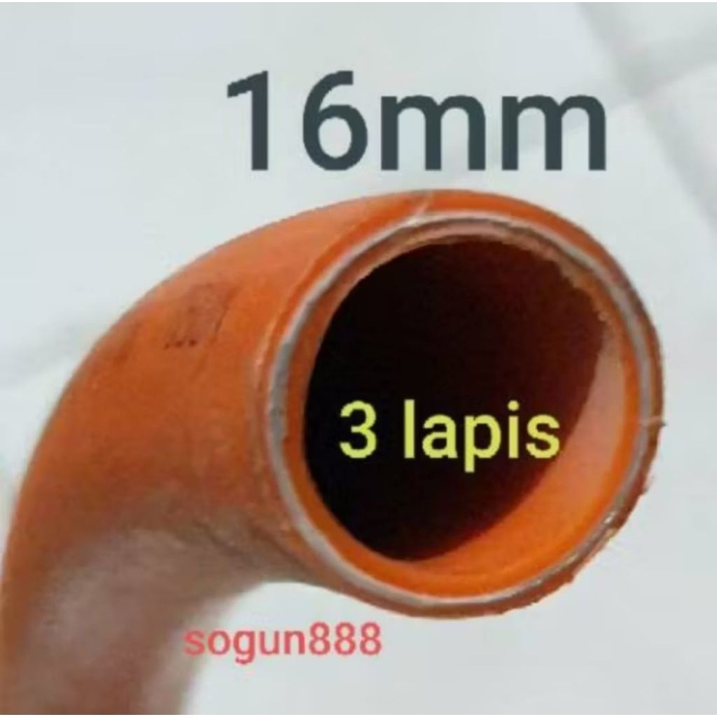 Selang air panas 16mm. Pipa air panas 16mm. saluran air panas heater.