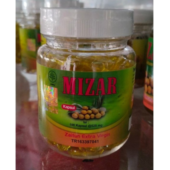 [MIZAR] Minyak Zaitun Mizar Extra Virgin Oil 100 Kapsul - Minyak Zaitun Exta Virgin Oil Mizar 100 ka