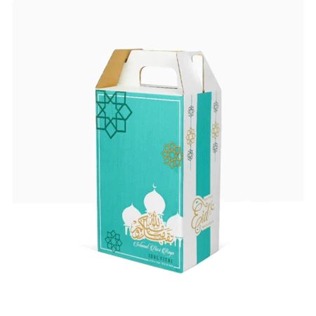 Box Kotak Jinjing Lebaran Ukuran 20x15x30 Cm Dus Kue Hampers Parcel Kue Kardus Idul Fitri