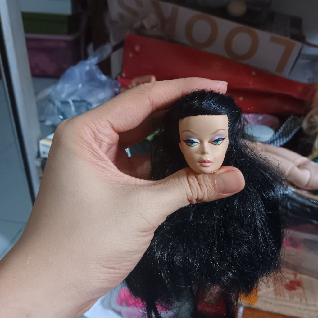 silkstone/barbie silkstone/silkie/kepala silkstone/kepala barbie kolektor/kepala barbie collector/ba