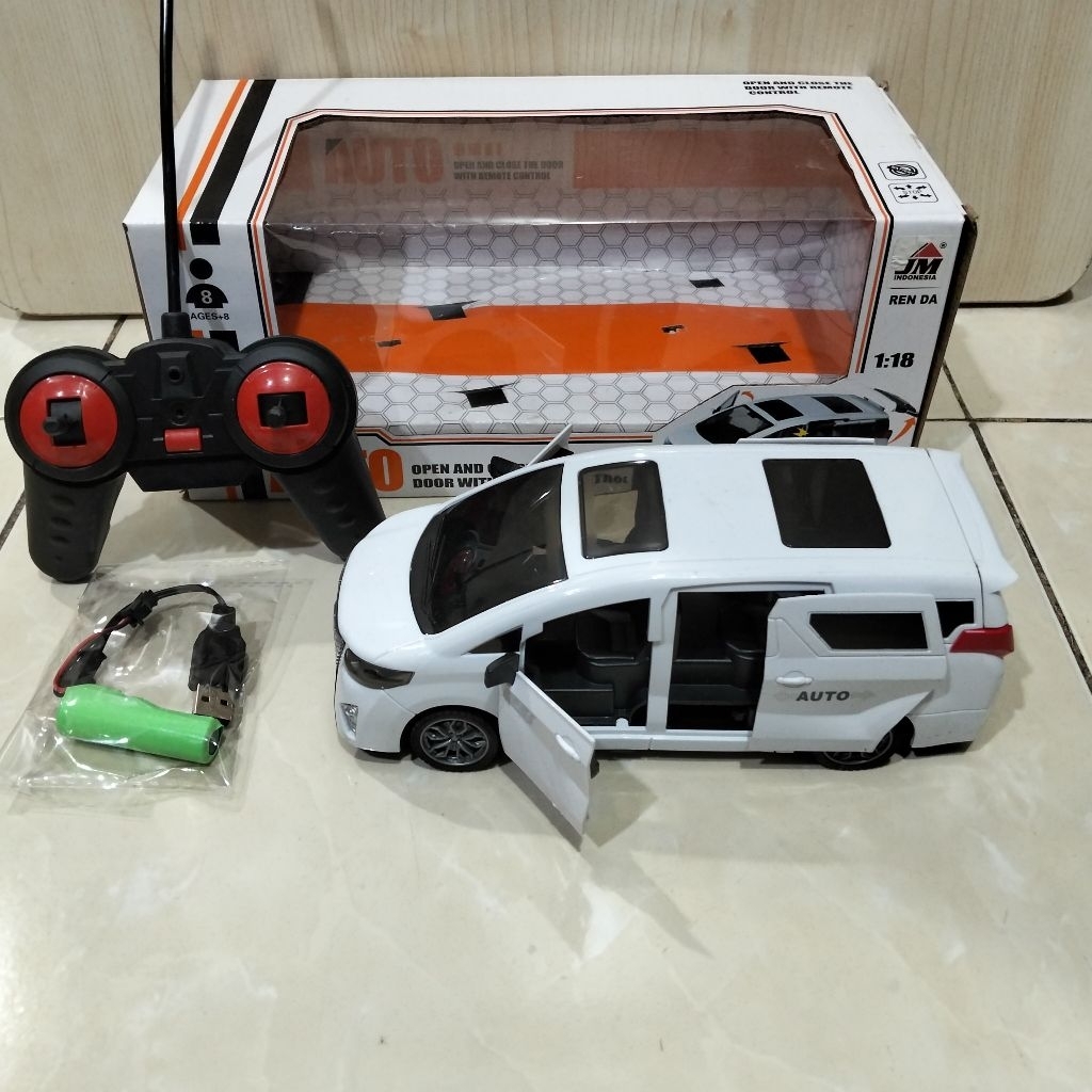 Mainan mobil Remote Alphard-Mobil Alphard manual