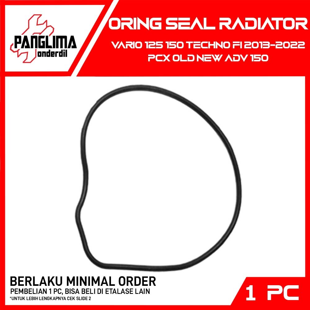 Oring Seal Radiator Waterpump Vario 125 150 eSP LED New Techno FI ADV PCX 125 CBU Lama 150 New K97 S
