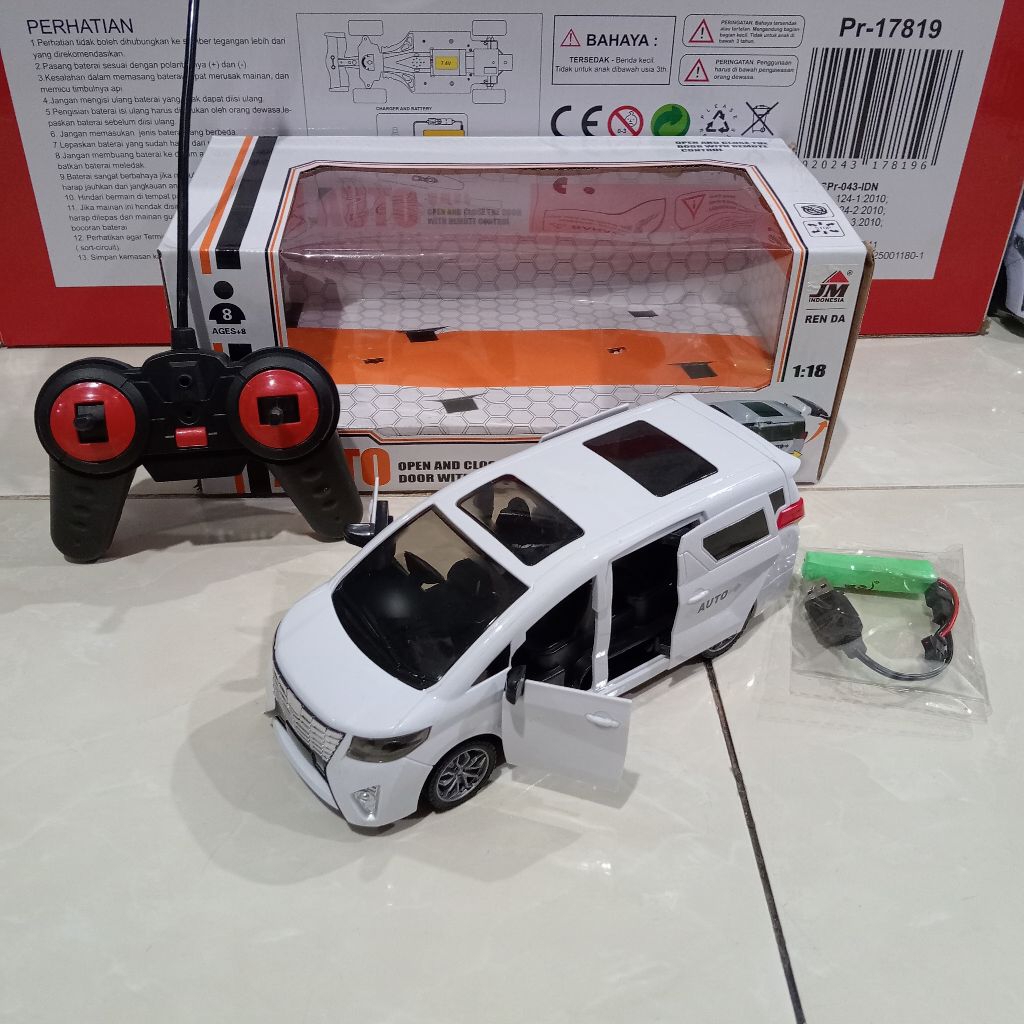 Mainan Mobil Alphard Remote-mobil Alphard manual