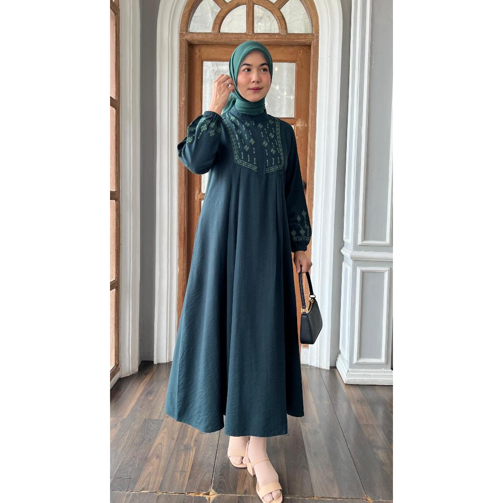 WARNA FASHION/ MIDI / CRESPO / BORDIR / BAJU WANITA MUSLIM/GROSIR TANAH ABANG