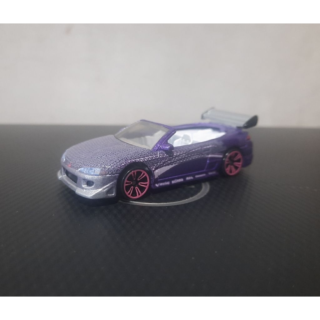 Hot Wheels Fast & Farious Mitsubishi Eclipse Spyder Spoiler Silver