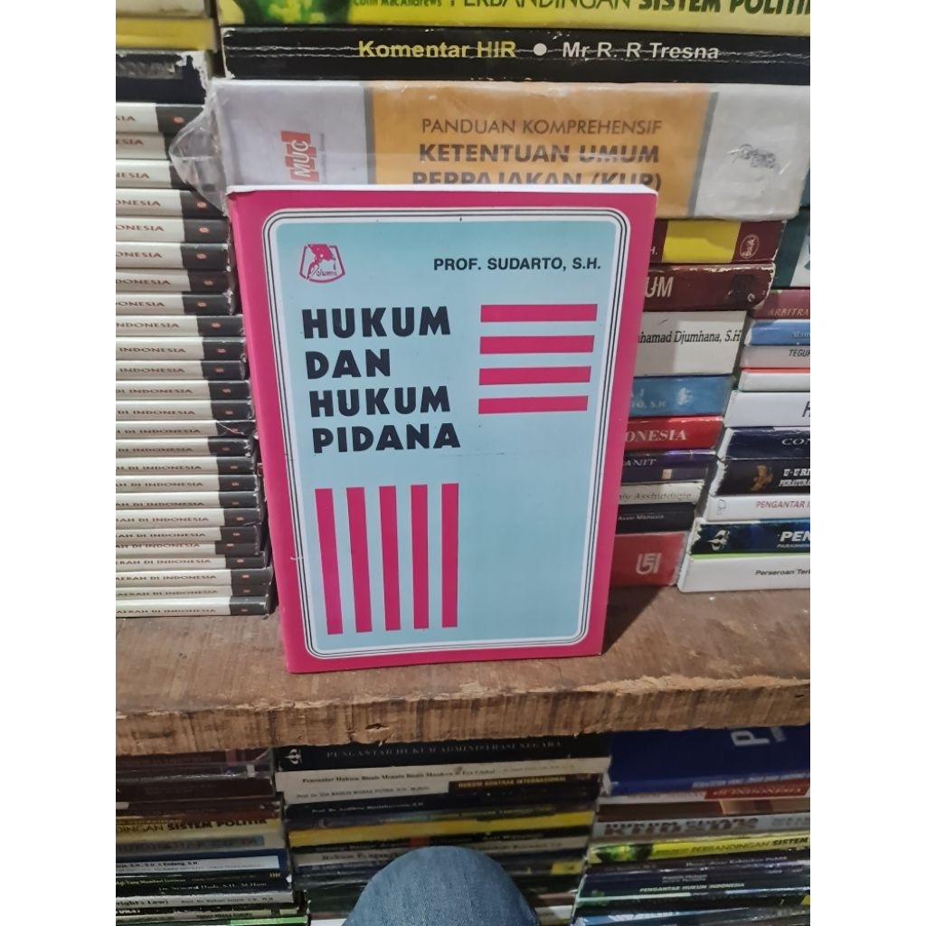 Hukum dan Hukum pidana by Prof Sudarto