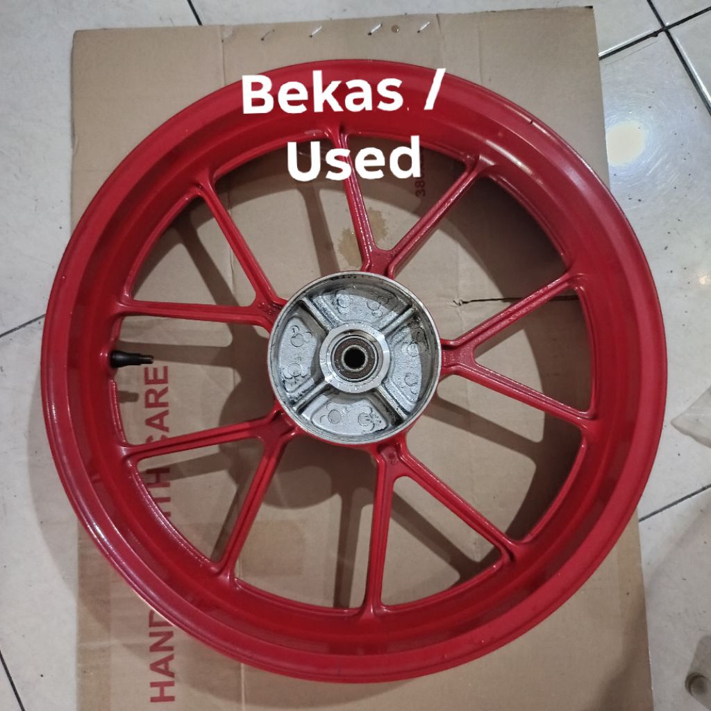 Velg Belakang Bekas Atau Used Suzuki GSX R Dan S 150 Merah