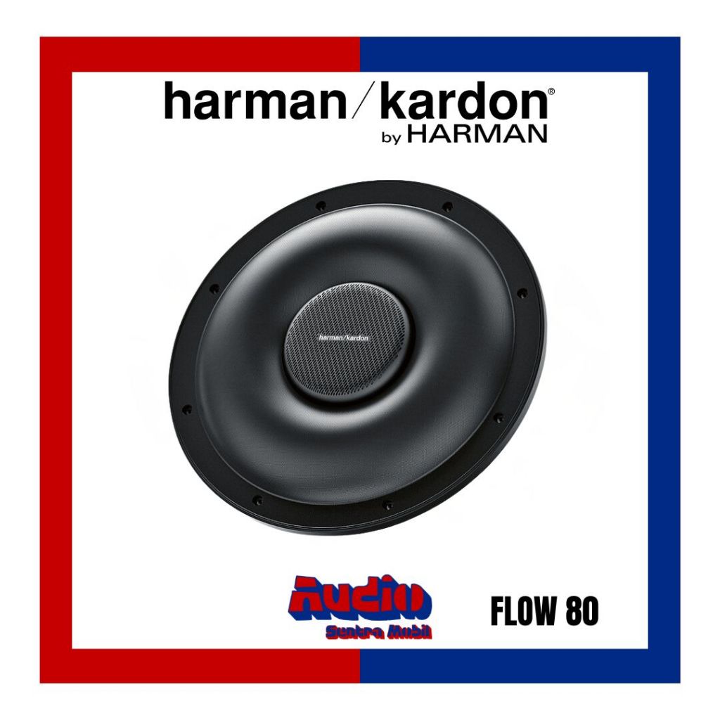 Subwoofer Passive Mobil - Harman Kardon Flow 80 - 8 Inch Passive Subwoofer Slim Design PnP BMW & MIN