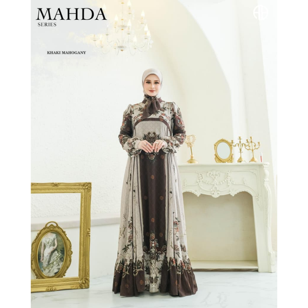 MAHDA SERIES BY AGOEST HANGGONO / GAMIS SET SYARI / DRESS PESTA / GAMIS LEBARAN TERBARU / BAJU SYARI