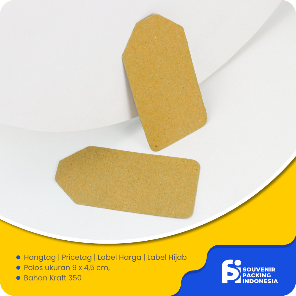 Hangtag | Price tag | Label Harga | Label Hijab | Label Baju | Tag Kraft Murah