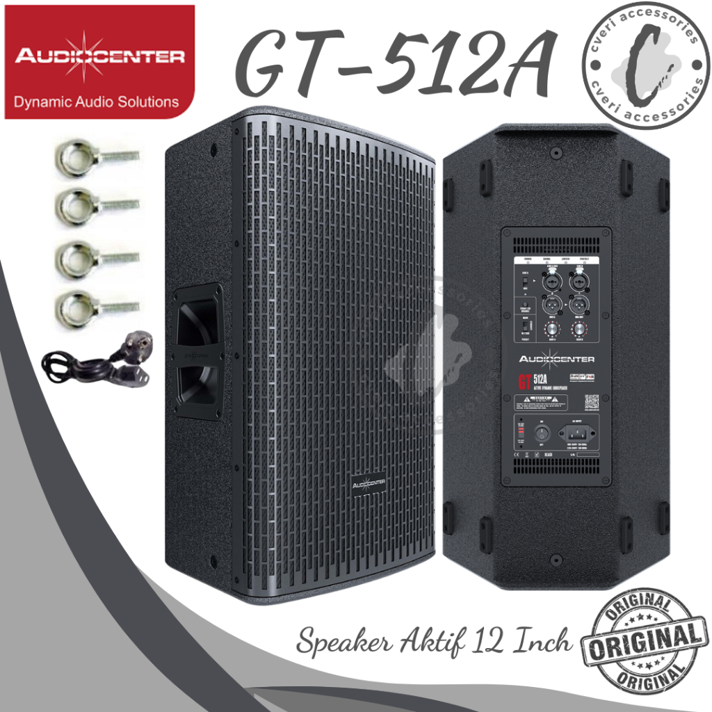 Audiocenter GT-512A 12-Inch Active DSP-controlled Full Range Loudspeaker Audiocenter GT512A