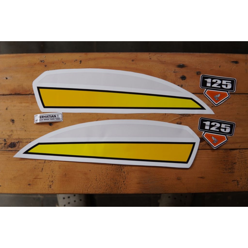 STICKER STRIP STRIPING CB 125 BRAZIL MODIF