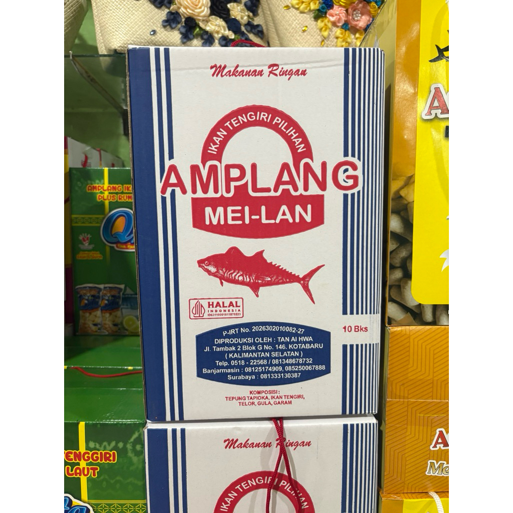 Amplang Meilan Dus | Meilan Isi 10