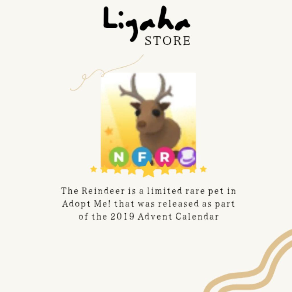 Neon Fly Ride Reindeer (Adopt Me Items)