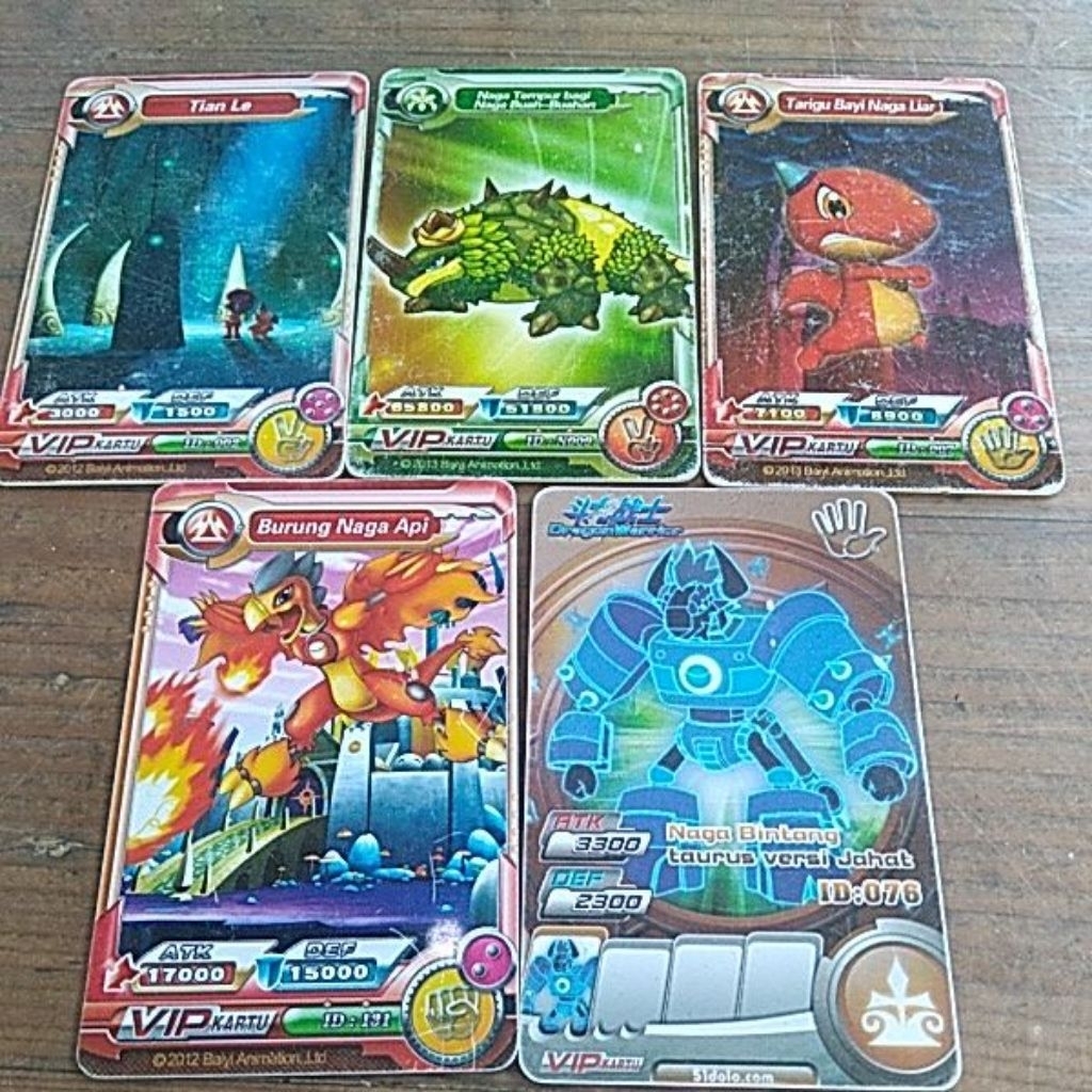 kartu dragon warrior
