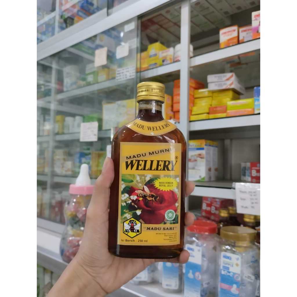 Madu Wellery Royal Jelly 250ml free Bubble Wrap