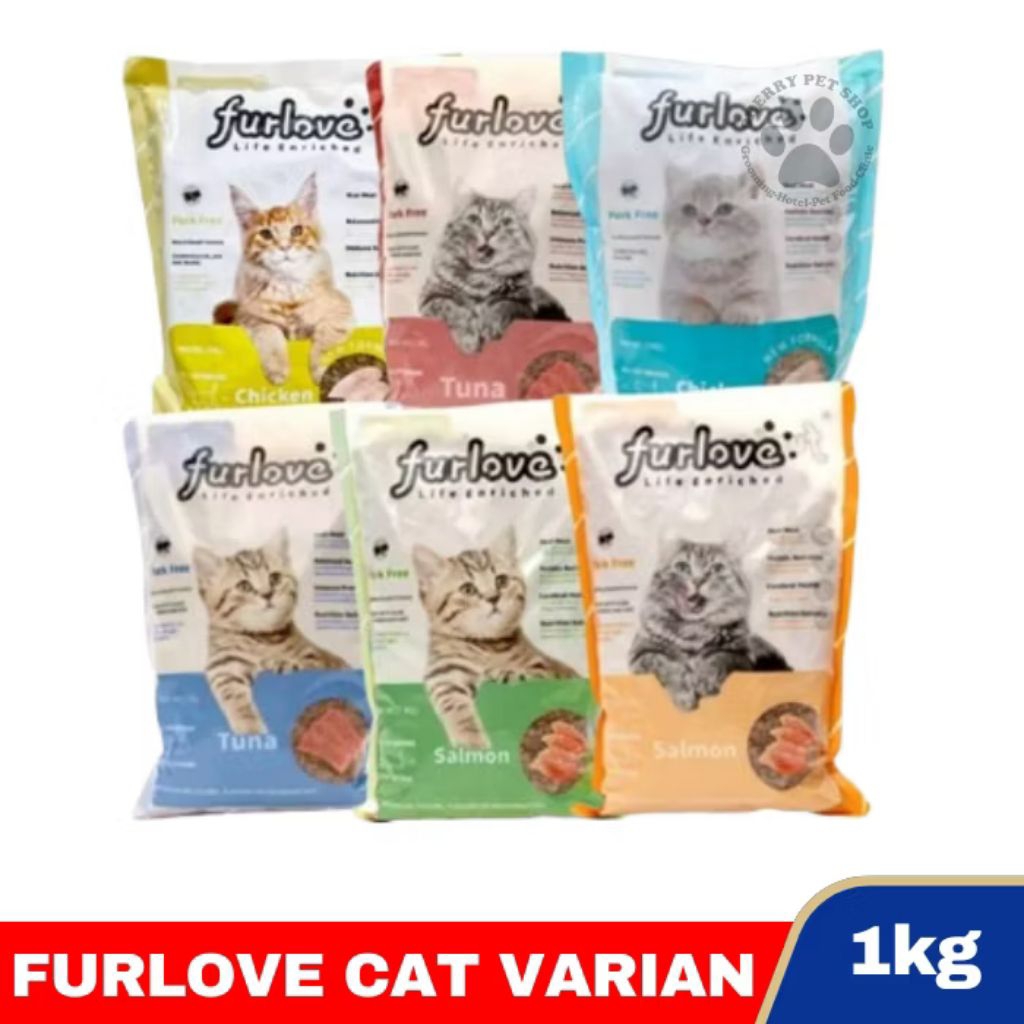 Furlove dryfood 1kg - Furlove dry food 1 Kg - Furlove Adult tuna 1kg - Furlove Adult Salmon 1kg - Fu