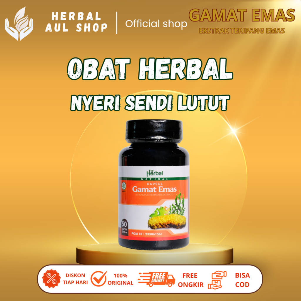 Obat Sakit Lutut, Lutut Kopong, Cedera Lutut, Lutut Kaku, Nyeri Sendi Lutut, Pengapuran Sendi - Kaps