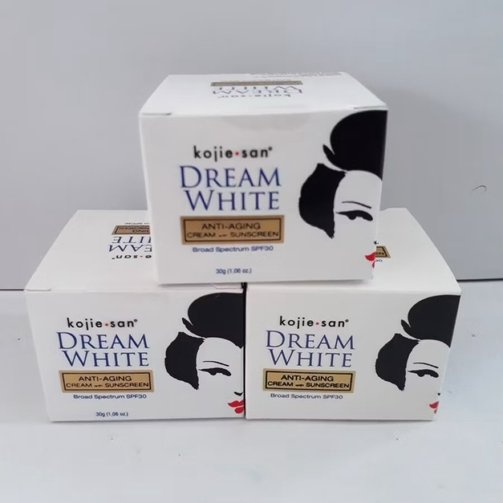 Kojie San Dream White Anti Aging Cream with SPF30 Sunscreen SPF 30 30g (rijek box nya)