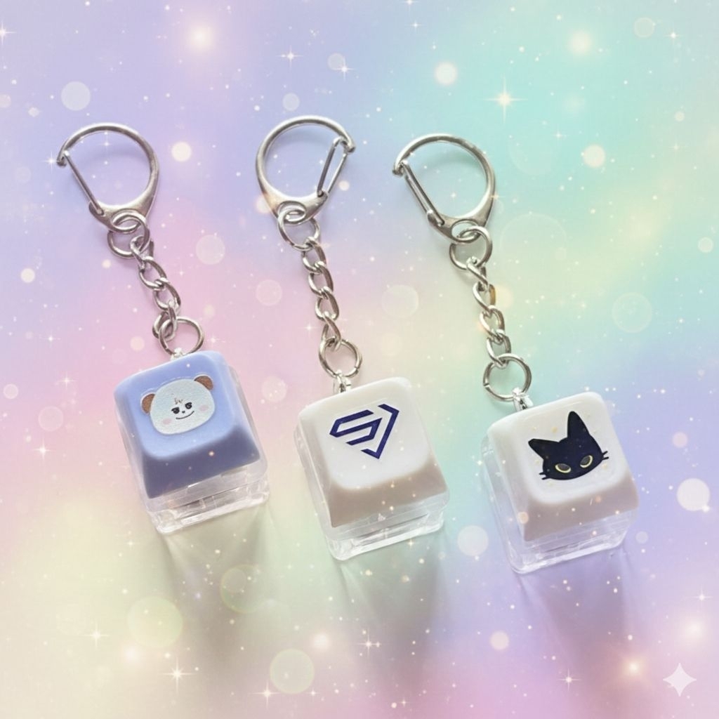 Super Junior SUJU Yesung Chokyumae Keycaps Keychain Fidget Keyboard