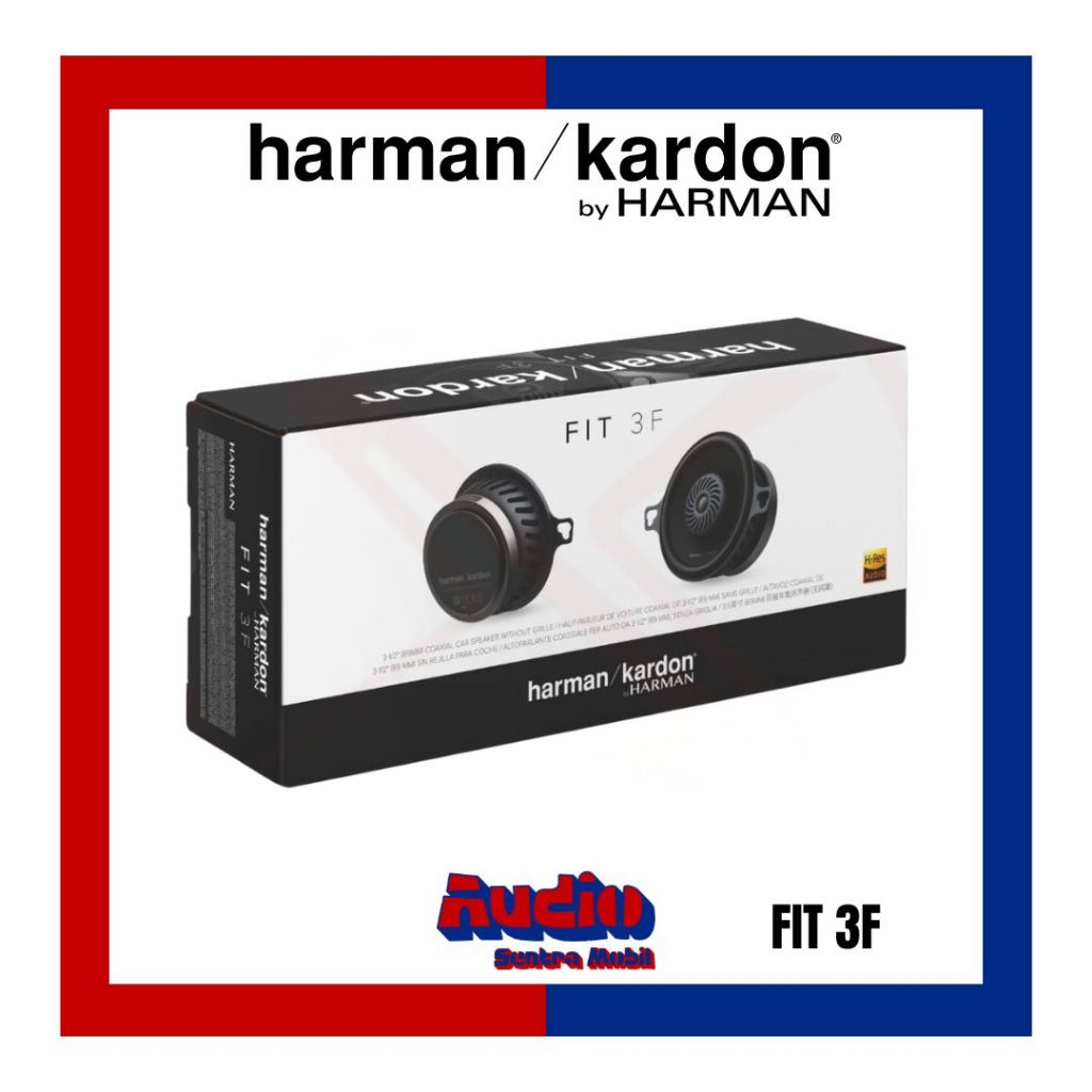 Speaker Mobil 2-Way Coaxial Fit 3F 3.5" No Grille Speaker Audio Mobil Harman/Kardon by HARMAN ORIGIN