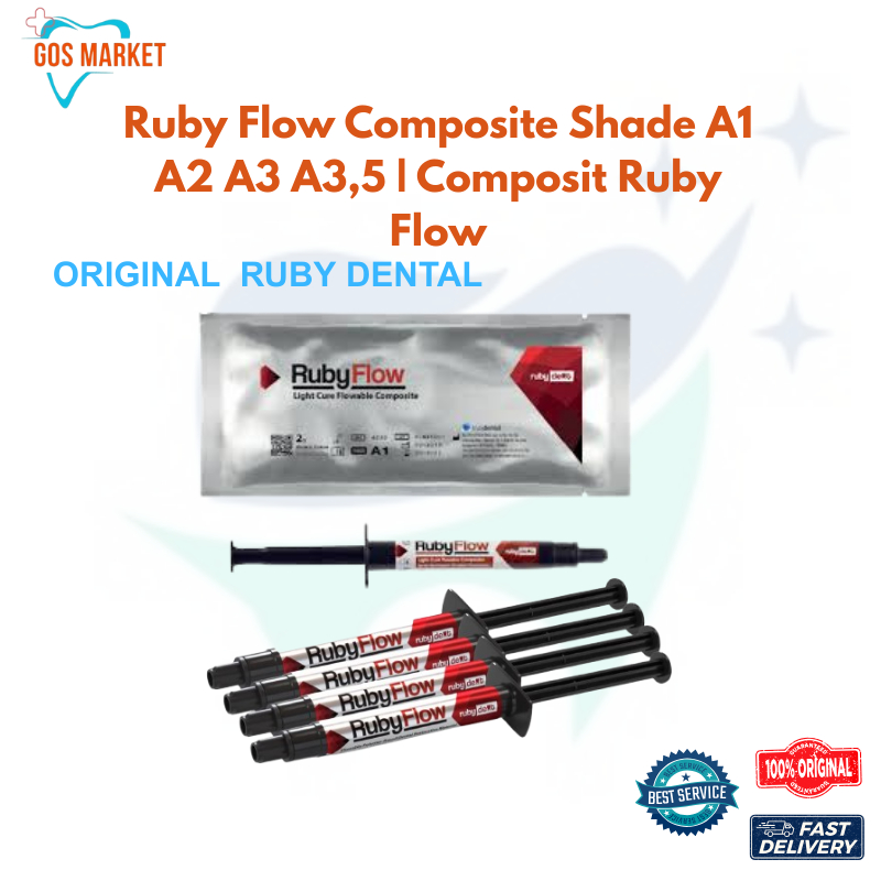 Ruby Flow Composite Shade A1 A2 A3 A3,5 | Composit Ruby Flow