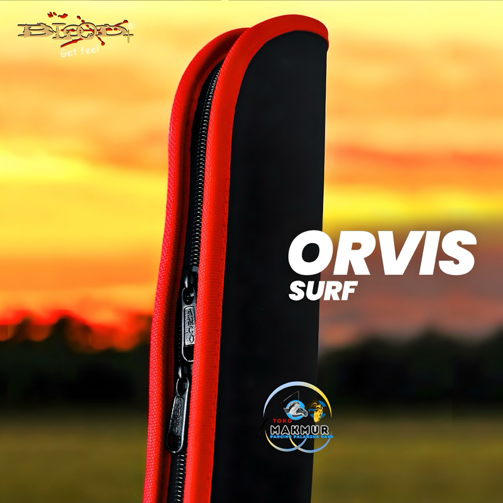 Tas Joran Pancing Blood ORVIS SURF || Hardcase Anti Air Waterproof || Cocok Tegek,,Surf,,Telescopic
