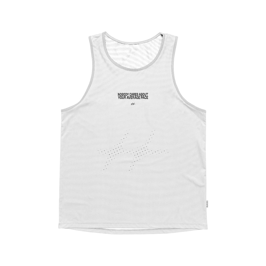 HLWN Running Unisex Performance Singlet White - Balveer