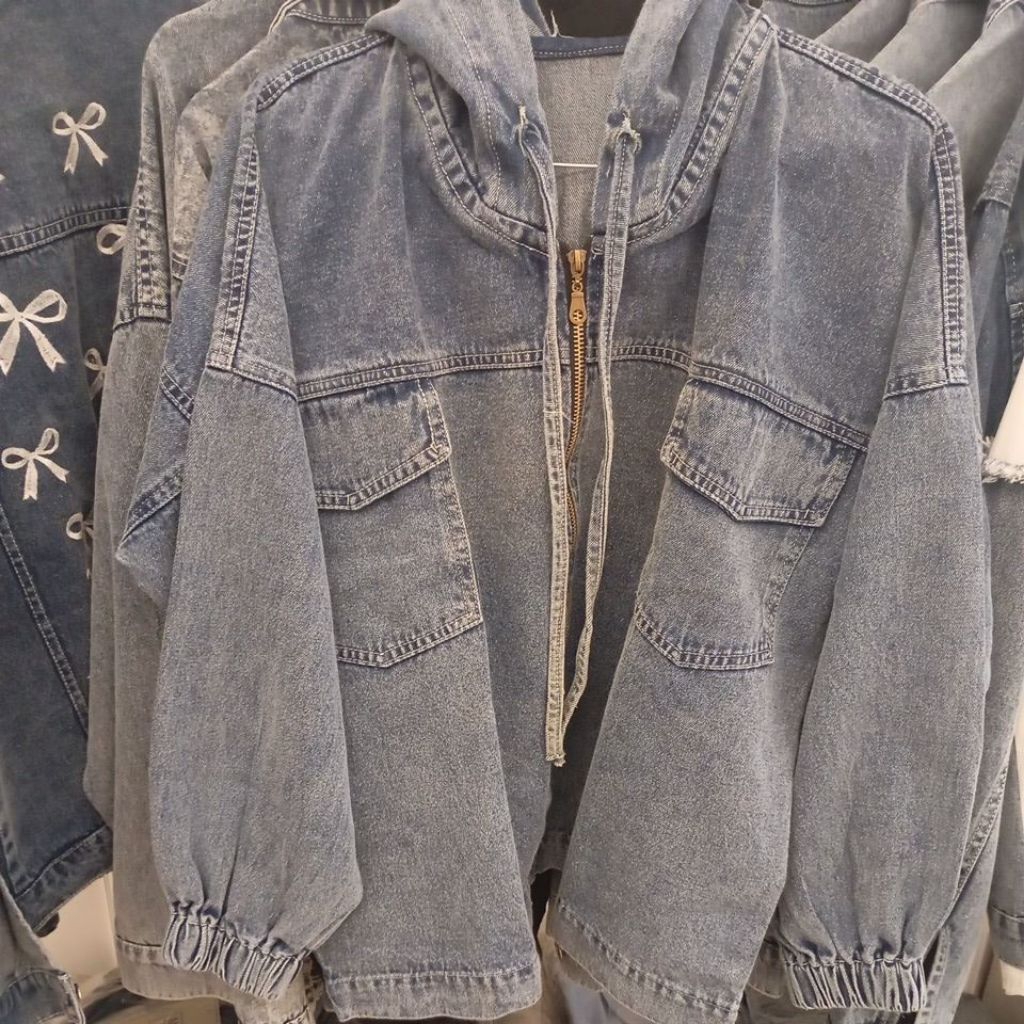 Reject Jaket Denim Hoodie