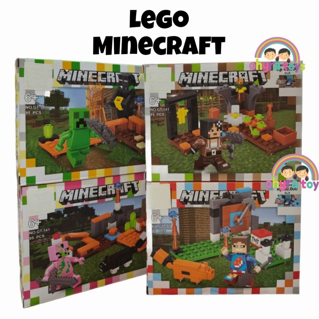 Mainan Anak Edukasi Block Bricks Minecraft