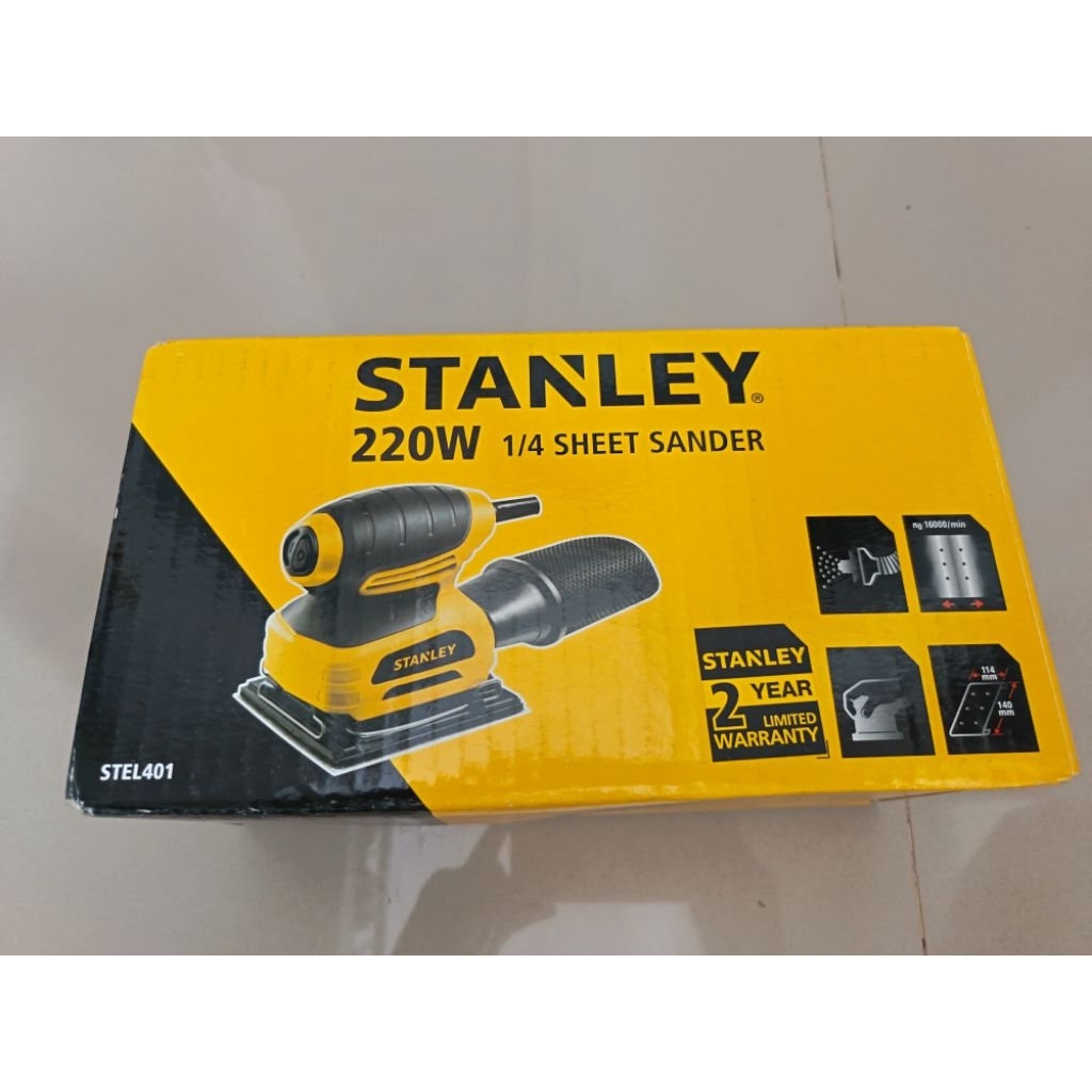 Mesin Amplas Sheet Sander Stanley STEL401