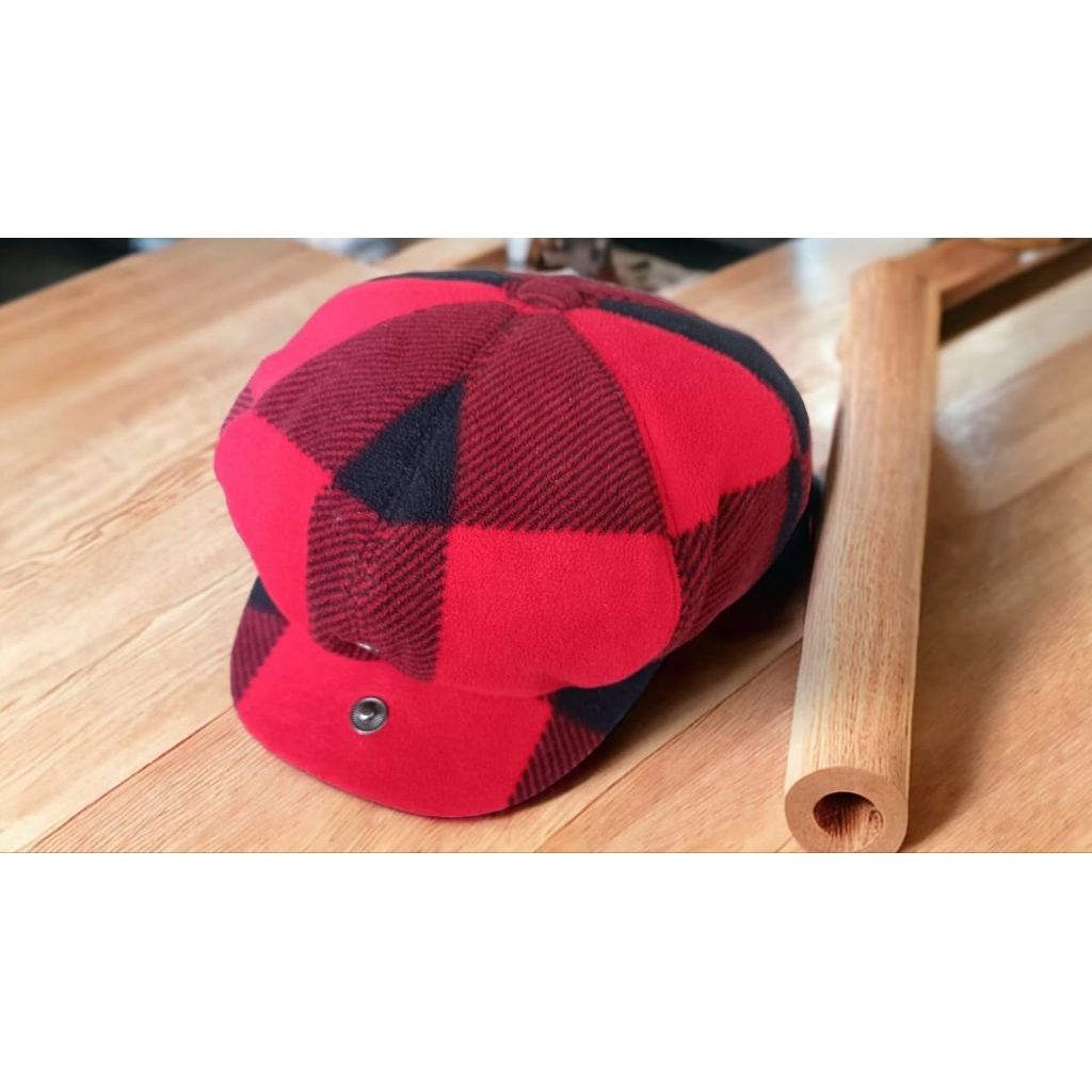 Topi Pelukis Pria Dewasa Warna Hitam Ukuran Jumbo XXL 62 CM Jahitan Rapi