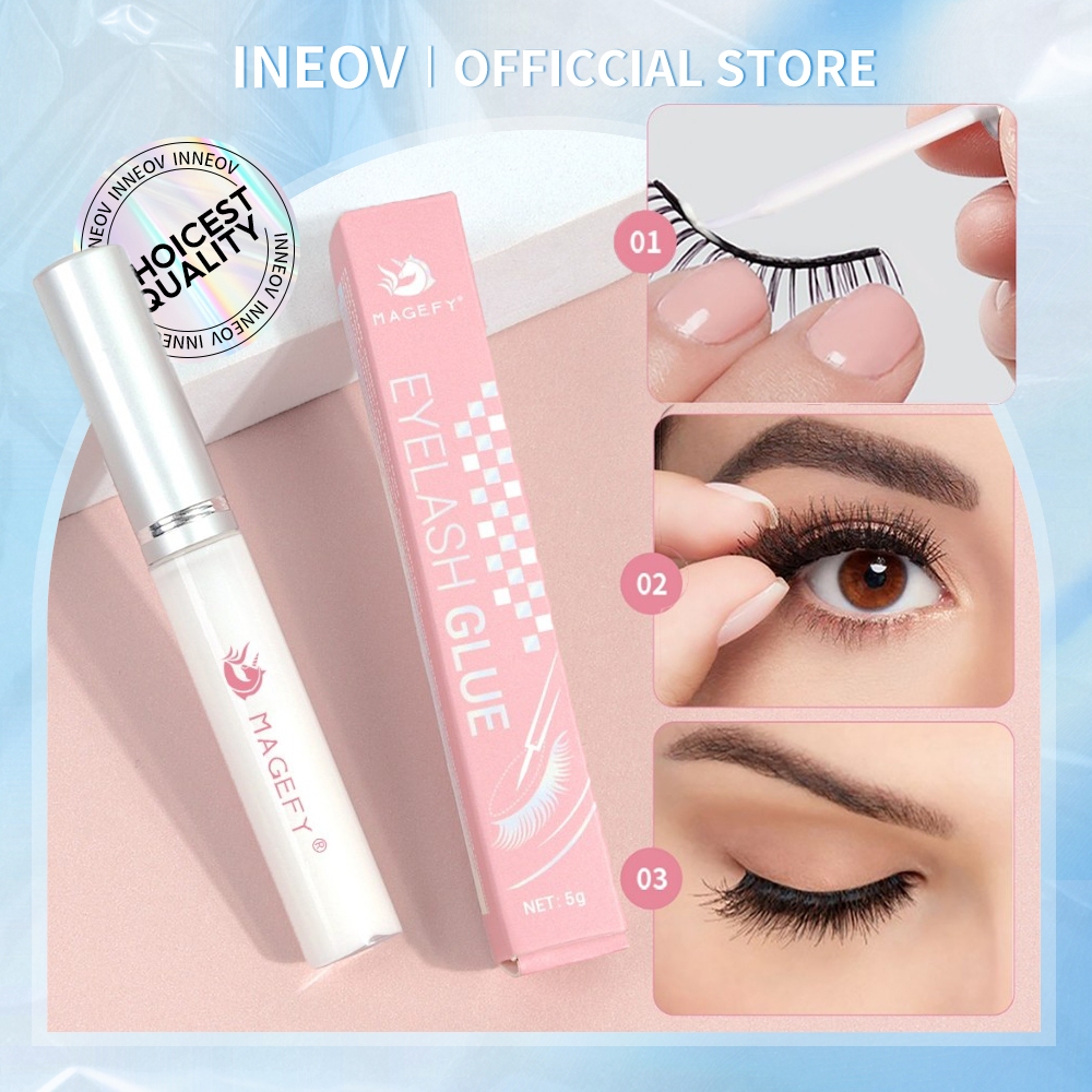 Premium Waterproof Eyelash Glue Transparent Lem Bulu Mata Palsu Adhesive Tahan Lama Lem Eyelashes 76