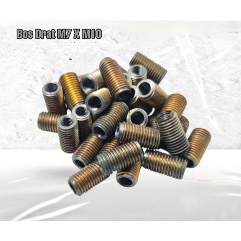1Pcs sok drat baut 11 m7xm10 Shok drat luar baut 14 dalam baut 11 untuk perbaikan drat yang rusak, a