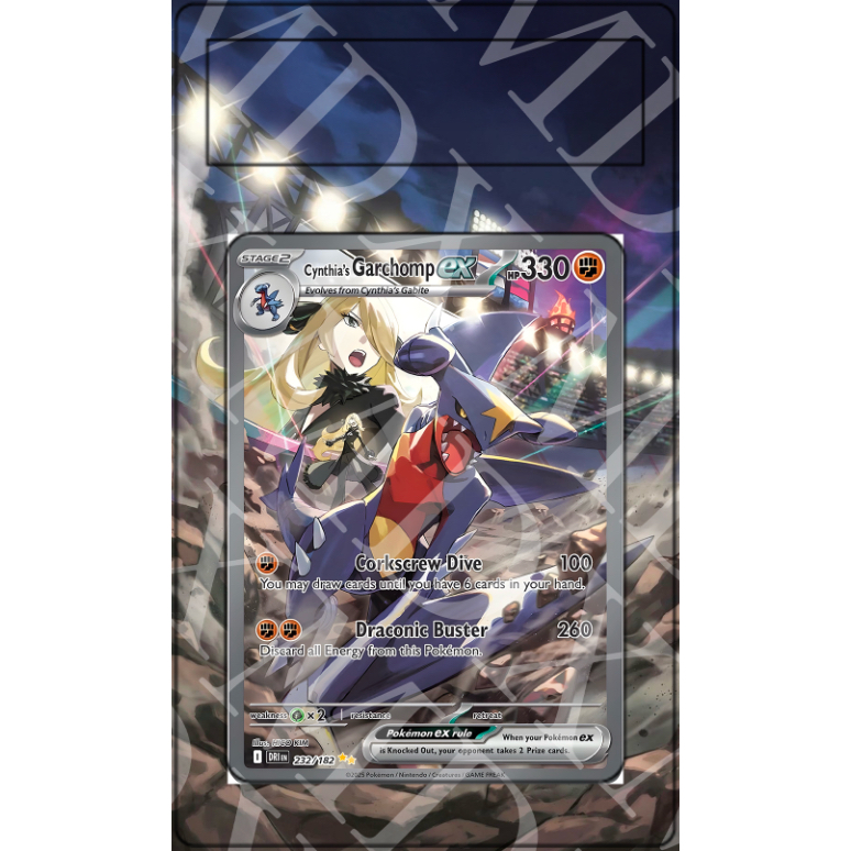 Cynthia's Garchomp Ex #232 Pokemon Destined Rivals (Extended Art)