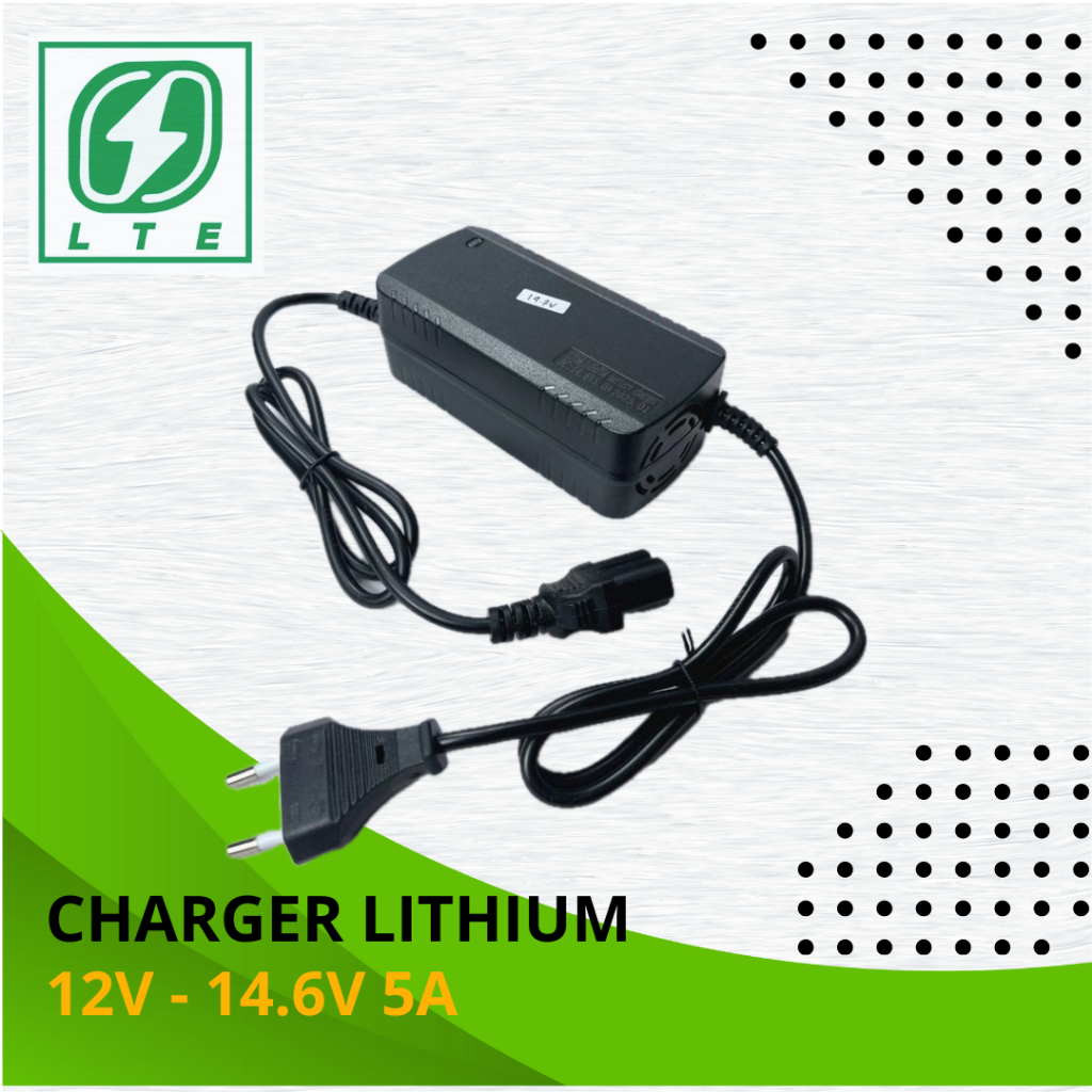 Charger Baterai Lithium Lifepo4 AKI 12V 4S 14.6V 5A