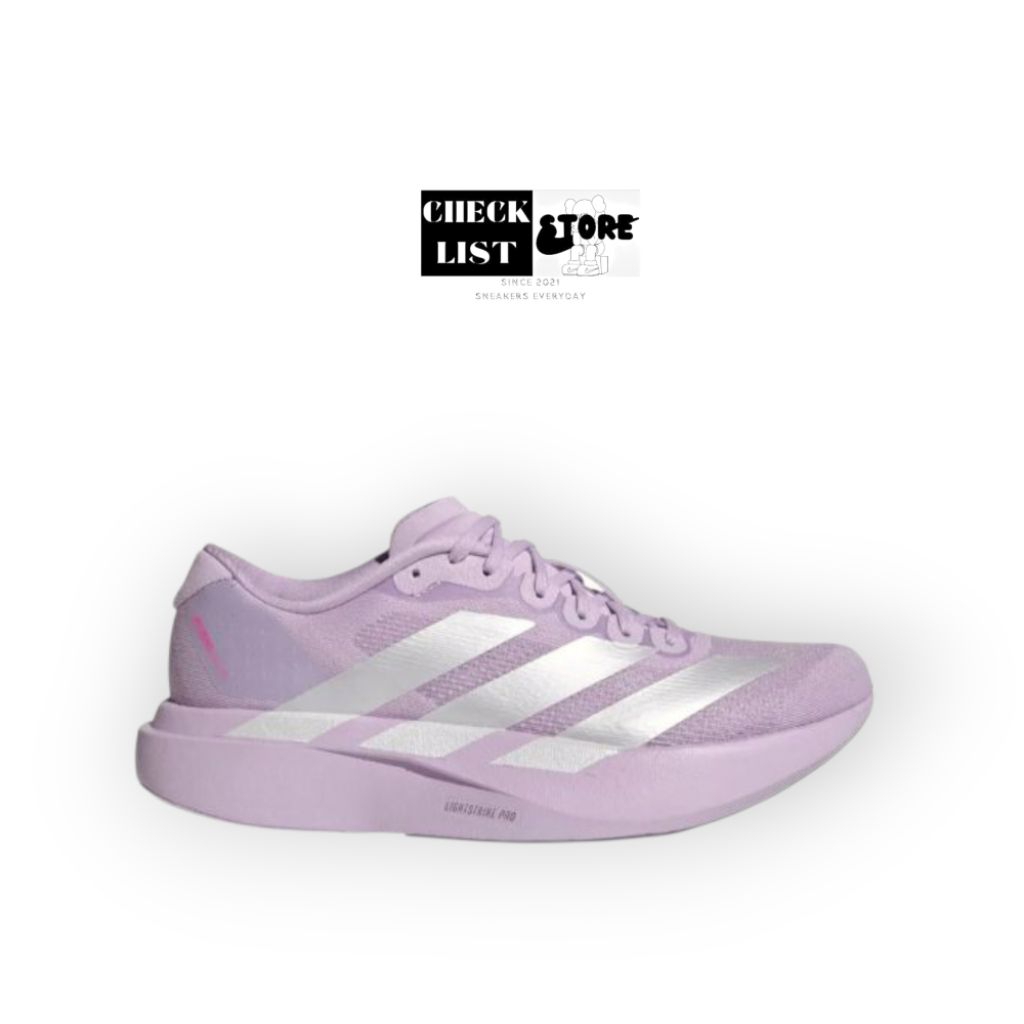 SEPATU ADIDAS ADIZERO EVO SL RUNNING ORIGINAL 100% (WOMENS) JS4447 POWDER PLUM/SHOCK PINK