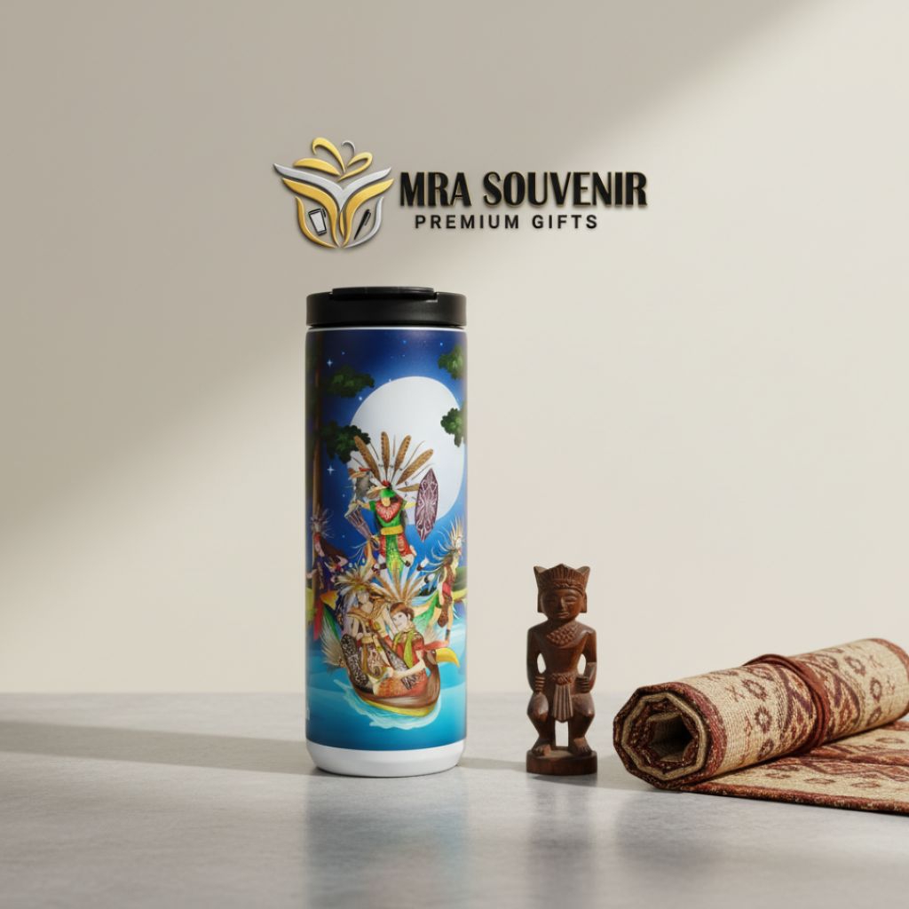 Coffee Tumbler Custom Print UV Cetak Botol Termos Kopi Full Color / Tumbler keren / Tumbler lucu / T