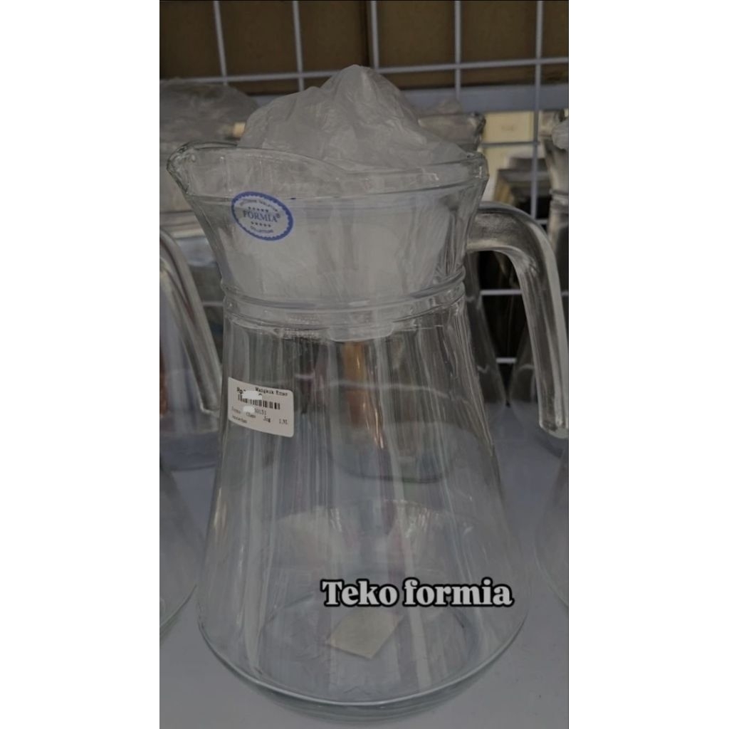 water pitcher teko kaca formia amsterdam 1,3L arc jug luminarc 1,3L
