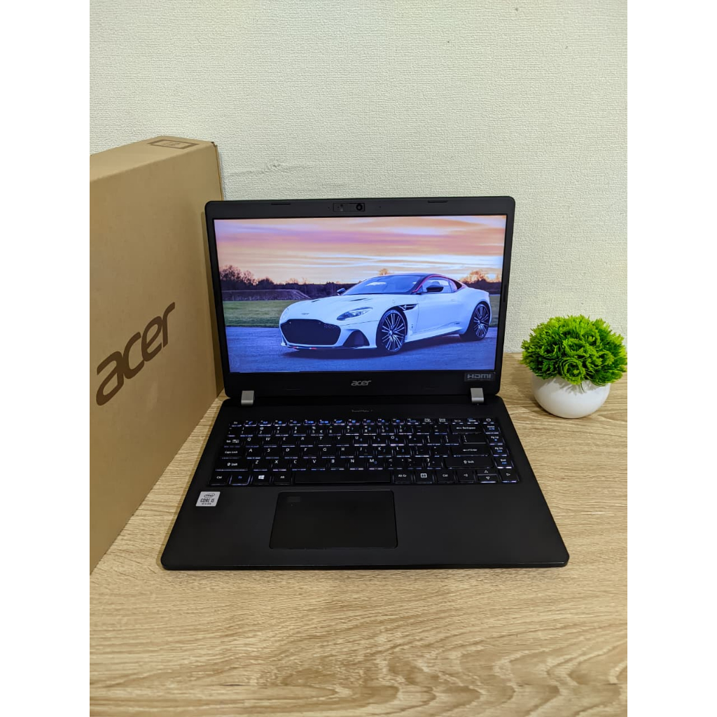 TEBUS MURAH LAPTOP ACER TRAVELMATE P214 INTEL CORE I5 GEN 10 RAM 8GB SSD 256GB 14"HD SLIM LIKENEW