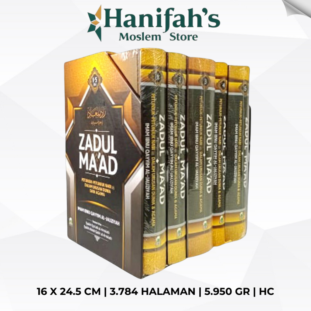 Zadul Maad / Zadul Ma ad / Zadul Ma'ad Lengkap Plus Box Darul Haq 5 Jilid 1 Set Original Ibnu Qayyim